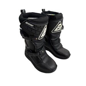 Answer Pee Wee Boots Black Youth Size 13 446172 K13 Motocross Powersports New